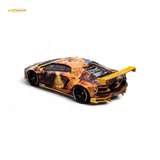King Model Lamborghini Aventador LP700-4 Tiger Racing 1:64