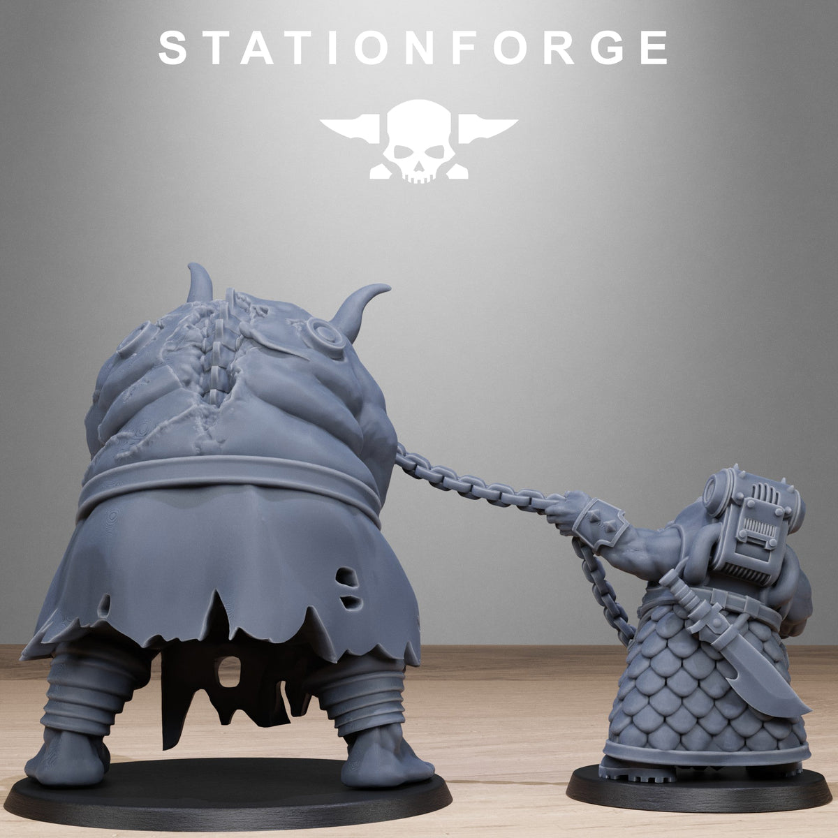 3D Printed Corrupted Guard Dwarves by StationForge Miniatures