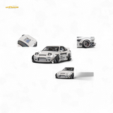 MicroTurbo Nissan 180SX Pandem Rocket Bunny White 1:64