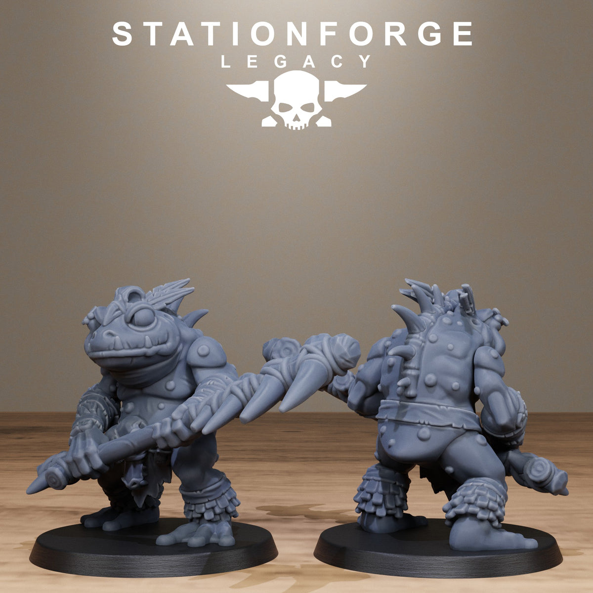 3D Printed Bogkin Heavies by Stationforge Miniatures
