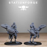 3D Printed GrimGuard Jungle Raptors by Stationforge Miniatures