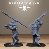 3D Printed Bogkin Spearmen by StationForge Miniatures