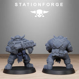 3D Printed Orkaz Bros Infantry by StationForge Miniatures