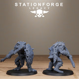 3D Printed Bogkin Spearmen by StationForge Miniatures