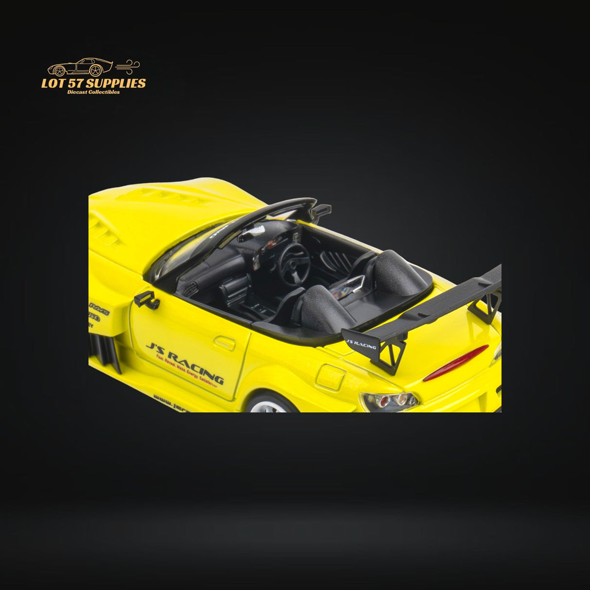 Microturbo Honda S2000 JS Racing Indy Yellow Pearl 1:64