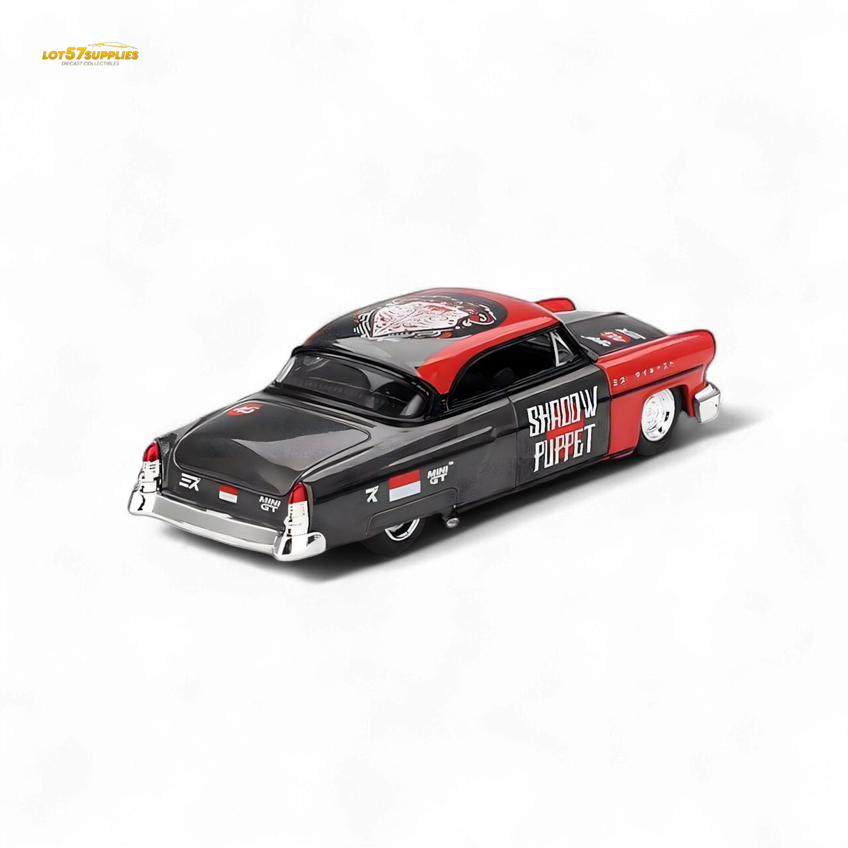 Mini-GT 1954 Lincoln Capri Hot Rod Shadow Puppet 1:64