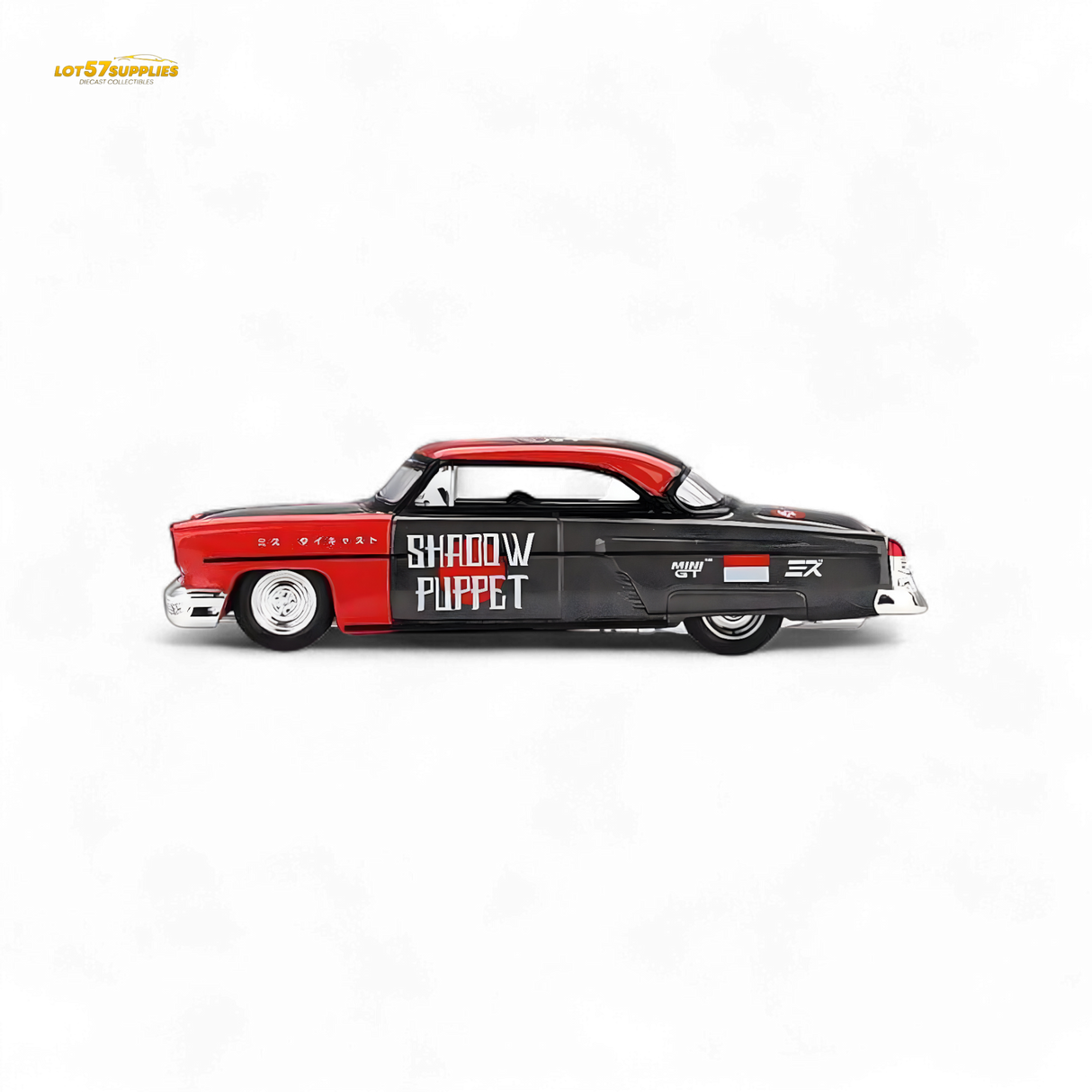 Mini-GT 1954 Lincoln Capri Hot Rod Shadow Puppet 1:64