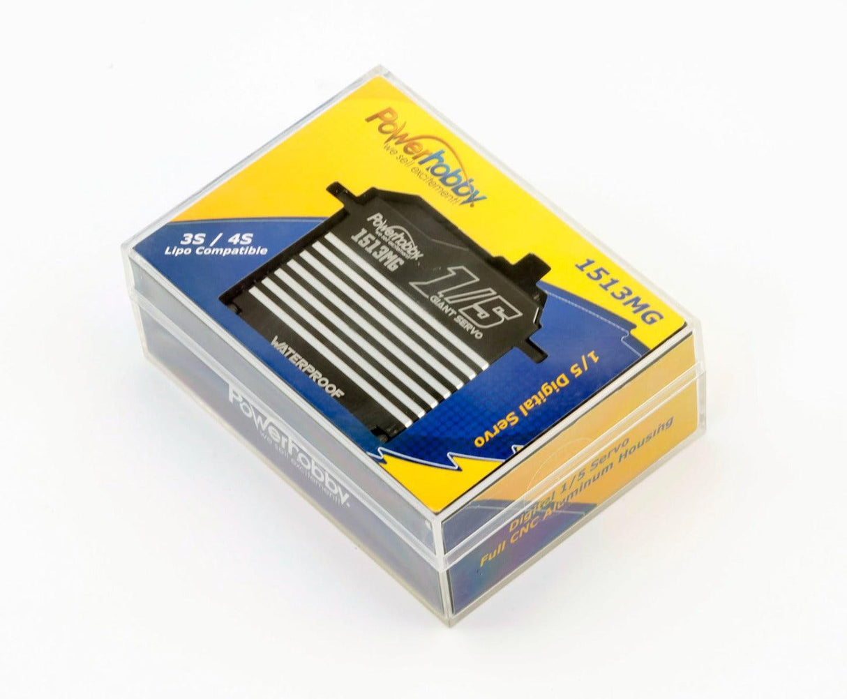 Powerhobby 1513MG 1/5 Aluminum Waterproof High Torque Brushless Servo 3S / 4S