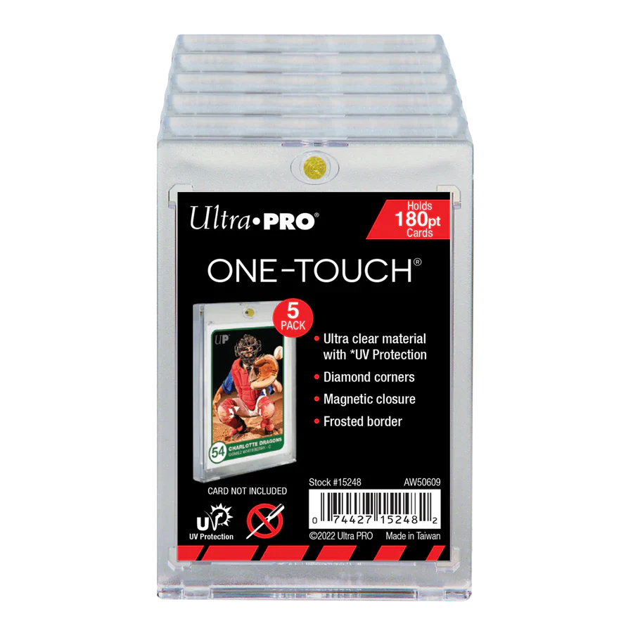 180PT UV ONE-TOUCH® Magnetic Card Holder (5 Pack)