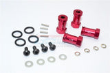 GPM ALLOY HEX ADAPTOR +17MM TRAXXAS SLASH 4X4 RED