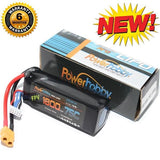 Powerhobby 4S 14.8V 1800mAh 75C Lipo Battery with XT60 Connector