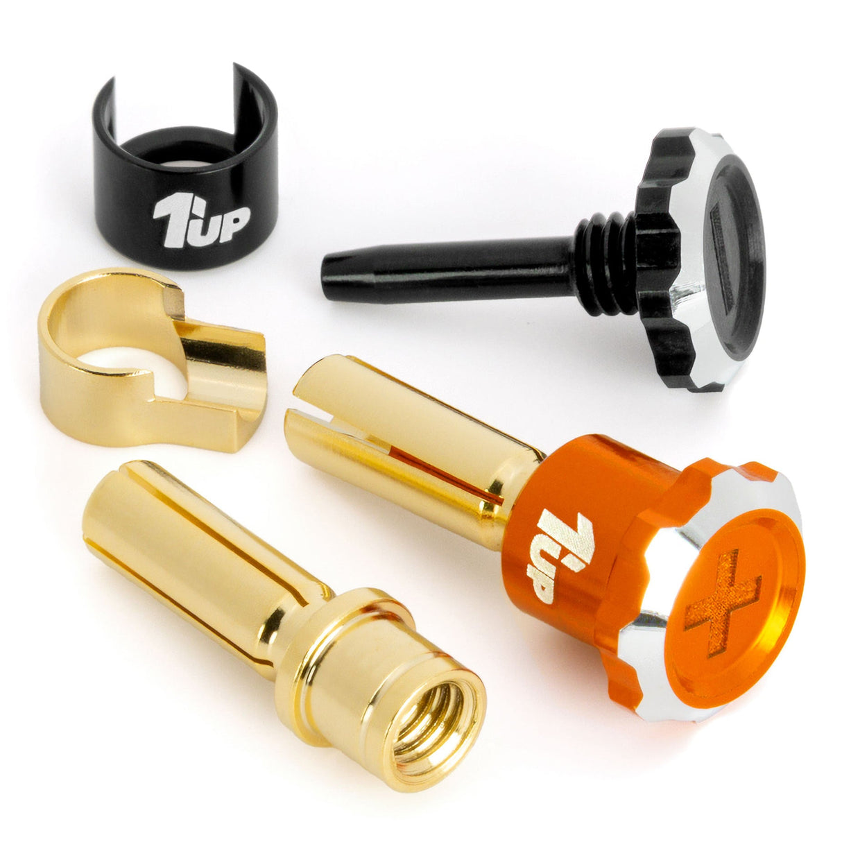 1up Racing Lockdown Adjustable Bullet Plugs