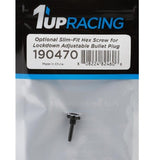 1up Racing Optional Slim Hex Screw for Lockdown Bullet Plugs