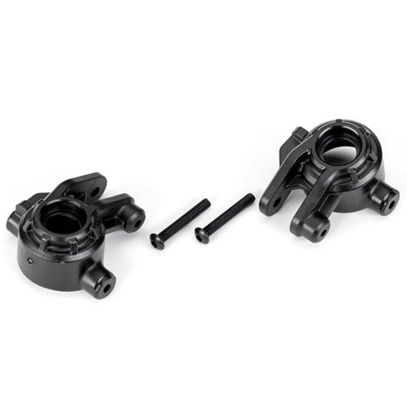 Traxxas 9037 Steering Blocks Extreme Heavy Duty Black 4x4 Hoss/Rustler/Slash