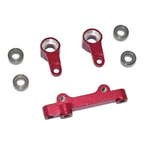 GPM Racing LM048-R Aluminum Steering Assembly Red : Losi 1/18 Mini-T 2.0