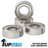 1up Racing Cv2 Pro Chrome-Steel Ball Bearings