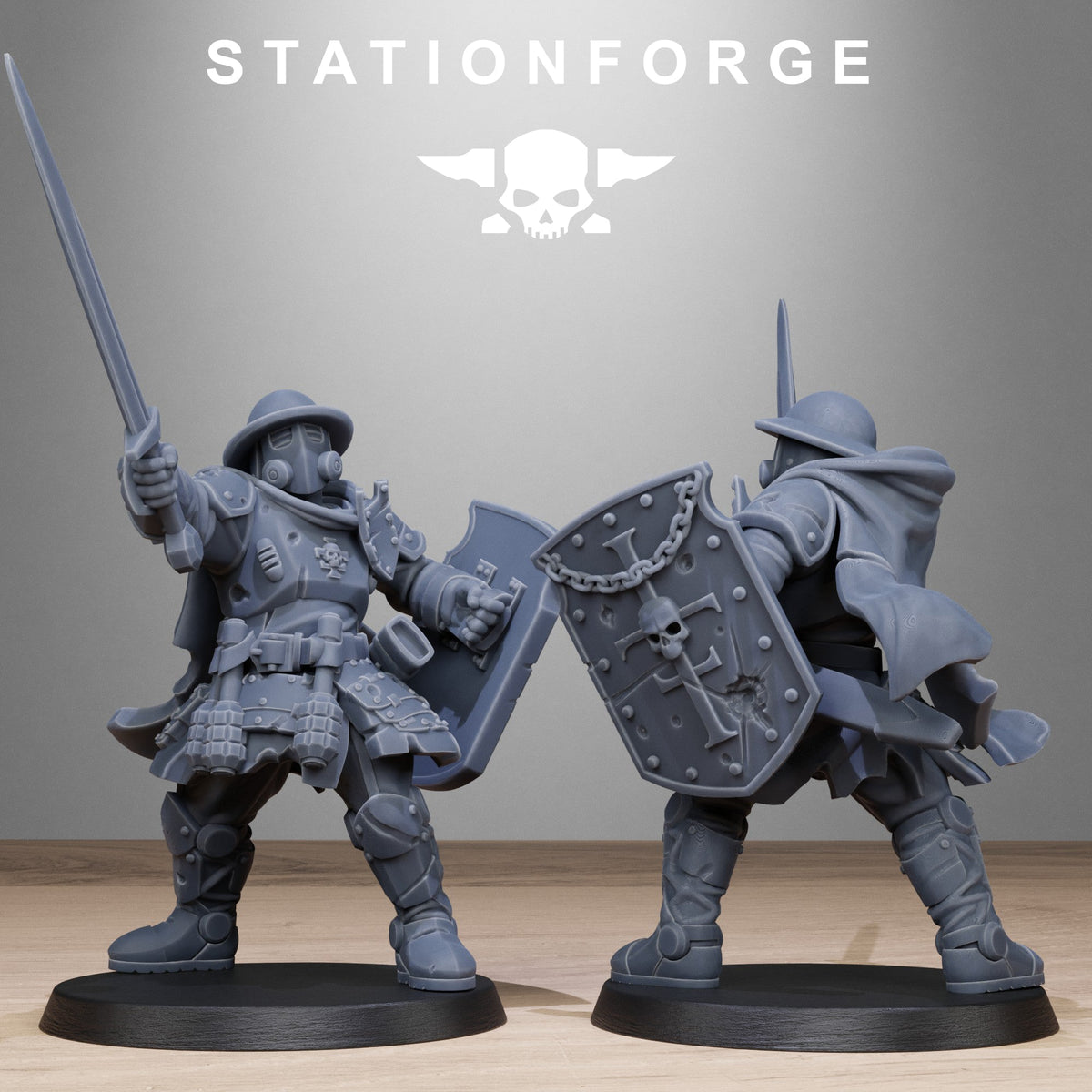 3D Printed RoyalGuard Bloodwardens by StationForge Miniatures