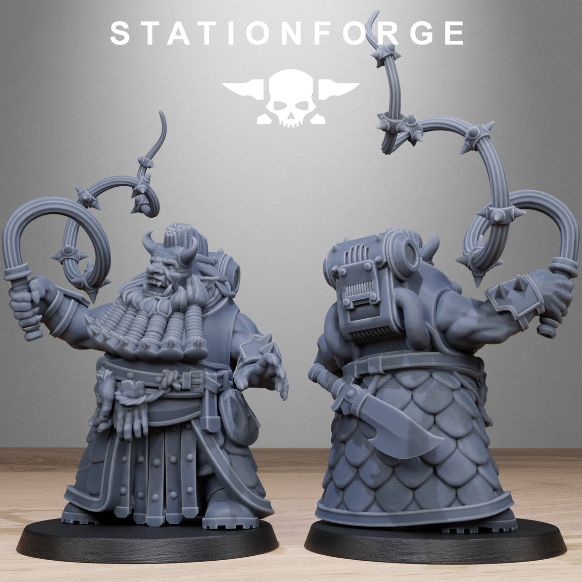 3D Printed Corrupted Guard Dwarves by StationForge Miniatures