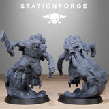 3D Printed Orkaz Flyers by StationForge Miniatures