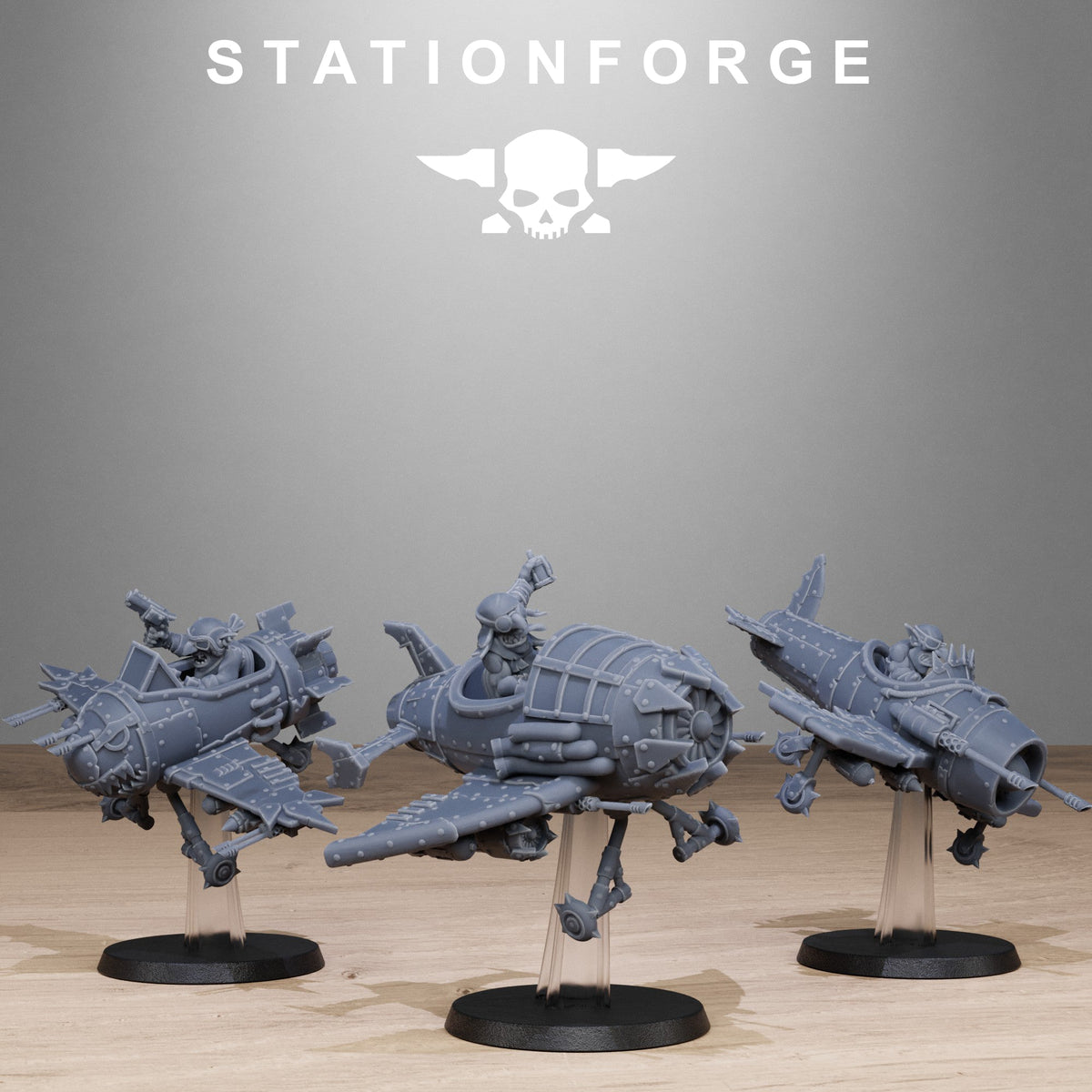 3D Printed Gobs Planes by StationForge Miniatures
