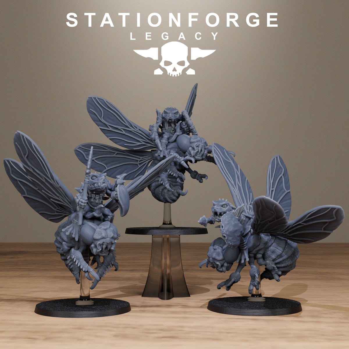3D Printed Bogkin Flies by StationForge Miniatures