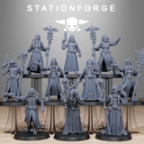 3D Printed GrimCorp Seers by StationForge Miniatures