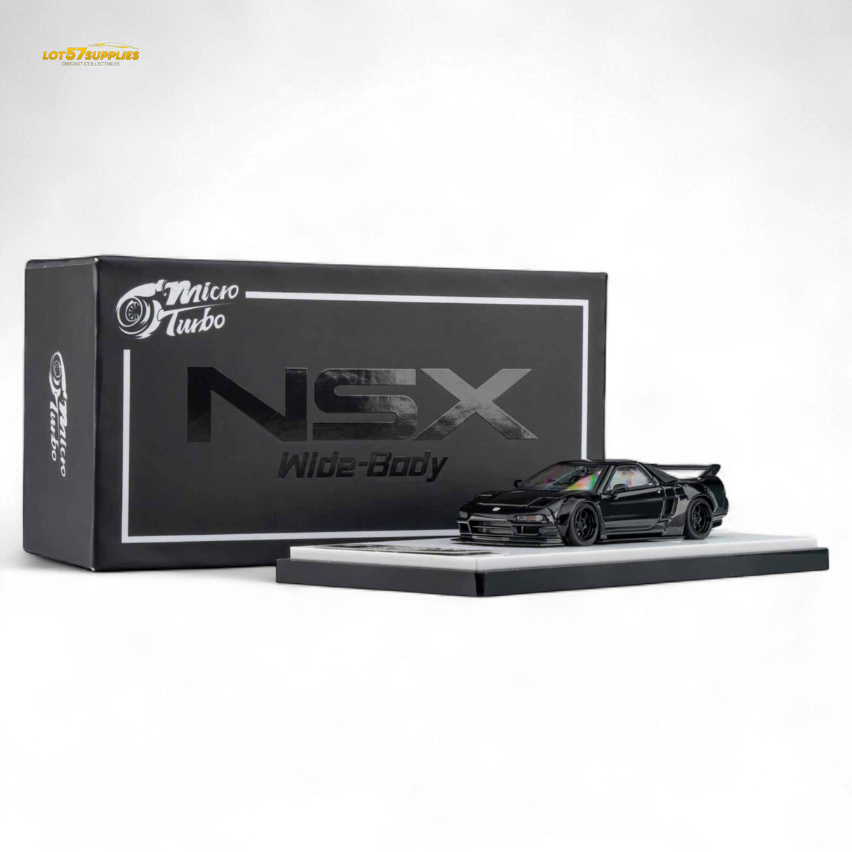 Microturbo NSX-R WideBody - Gloss Black 1:64
