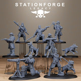 3D Printed Thorncrest Hunters by StationForge Miniatures
