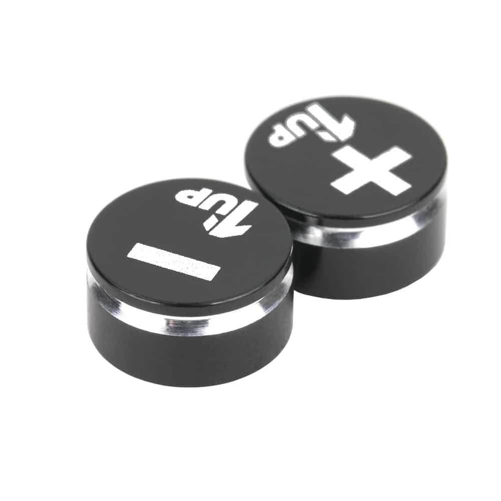 1UP LowPro Bullet Plug Grips, Stealth, 1 Pair