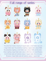 Baby Three Kitten Wardrobe Plush Series Blind Box