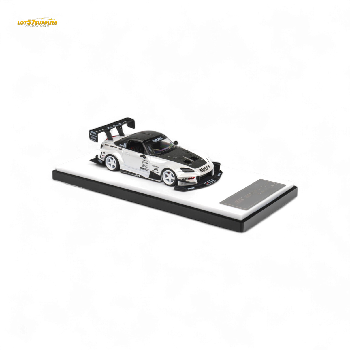 Microturbo Honda S2000 Metallic White 1:64