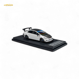 Microturbo Honda Civic Type R FD2 Spoon Sports Metallic White 1:64