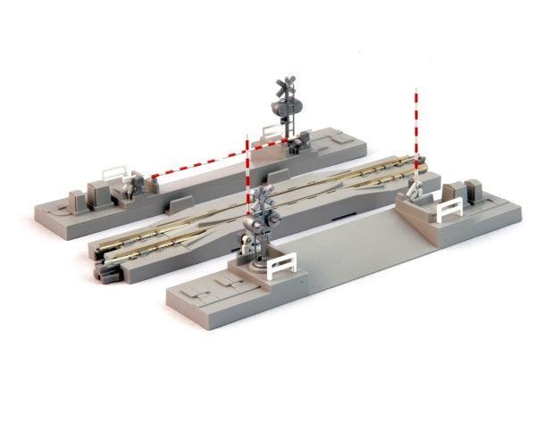 Kato 20-027-1 N Scale 124mm (4 7/8") Crossing Gate & Re-Railer Track
