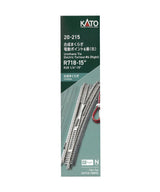 Kato 20-215 N Urethane Tie 718mm (28 1/4") Radius Turnout #6 (Right)