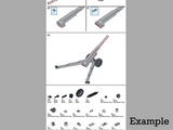 155mm French Howitzer - Instructions Only