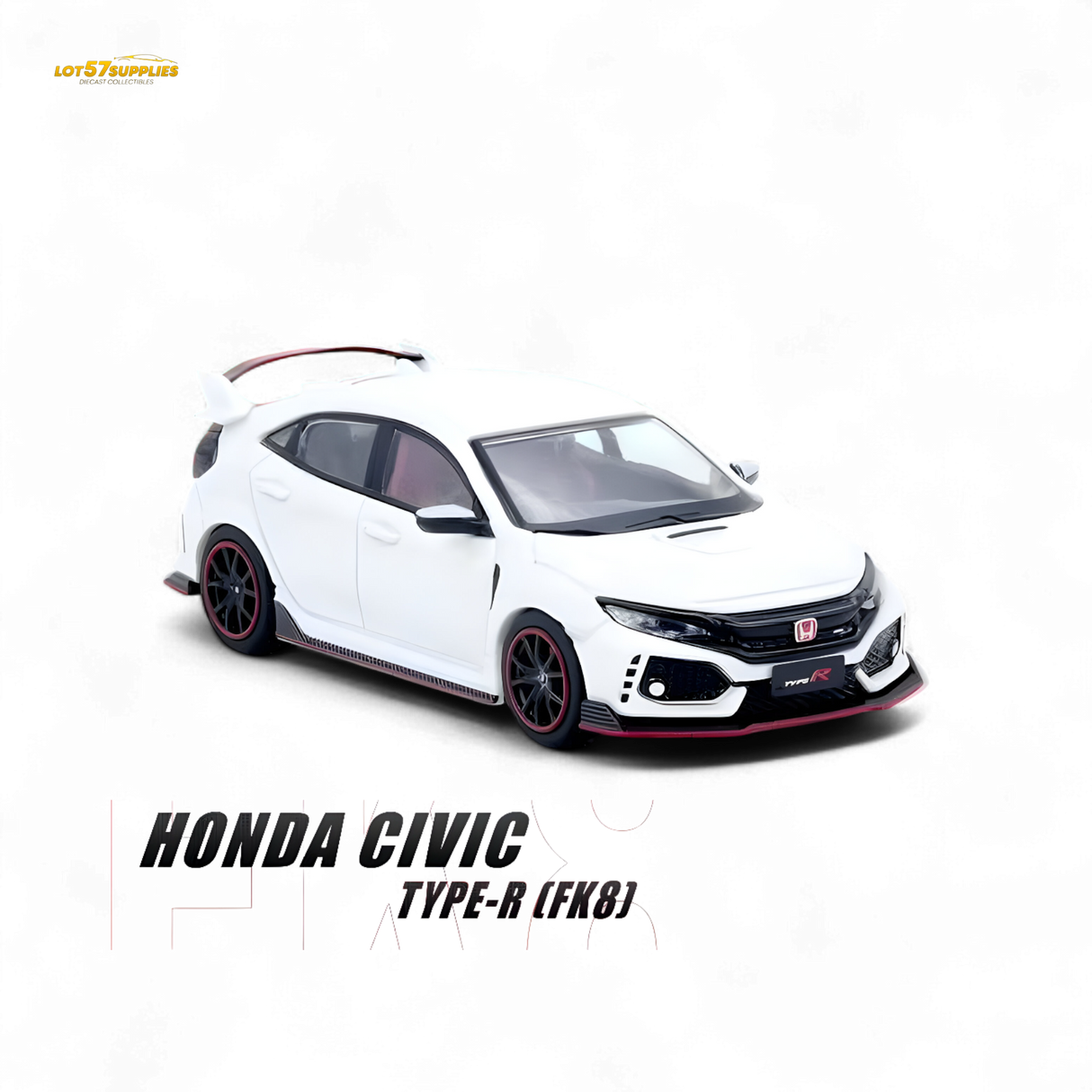 INNO64 Honda Civic Type-R FK8 White 1:64