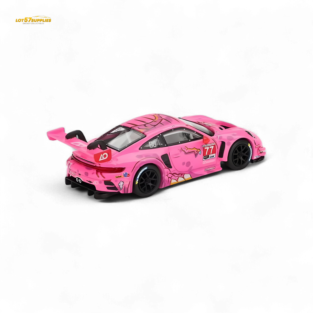 (Pre-Order) Mini-GT Porsche 911 GT3 R #77 AO Racing ROXY IMSA Road America 2024 - 1:64