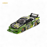 (Pre-Order) MINI-GT Nissan LB-Super Silhouette S15 Silvia #555 V2 2024 Formula Drift Japan - 1:64
