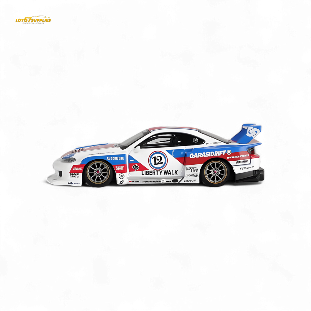 (Pre-Order) Mini-GT Nissan S15 Silvia LBWK 1:64
