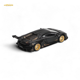 Mini-GT LB WORKS Lamborghini Aventador Matte Black 1:64