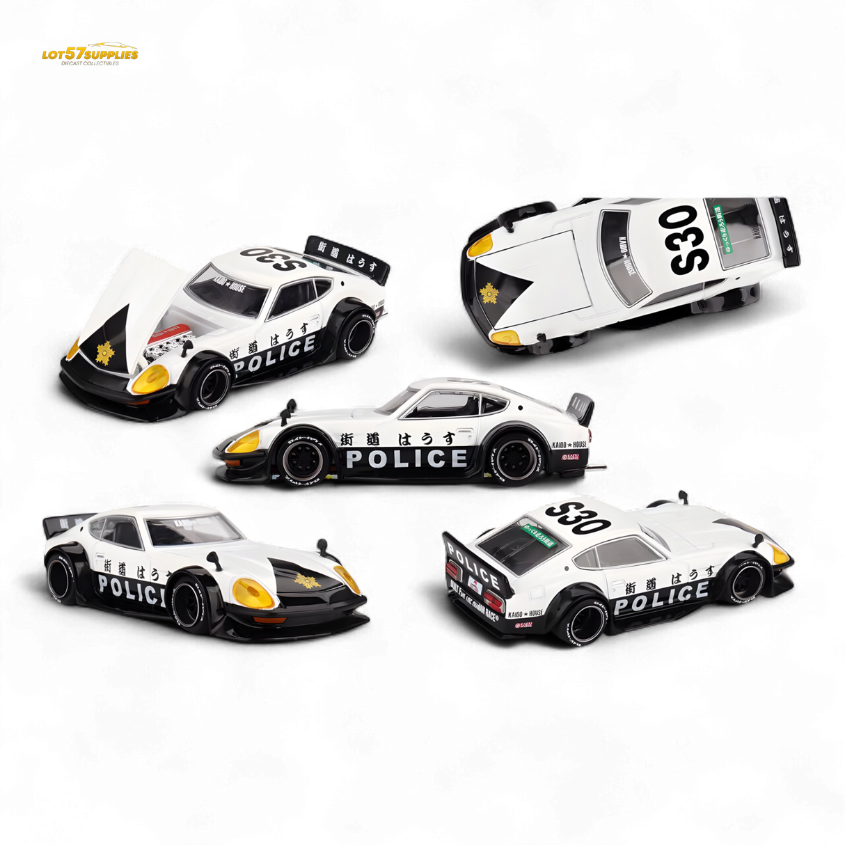 (Pre-Order) KAIDO Nissan Fairlady Z GT Police 1:64