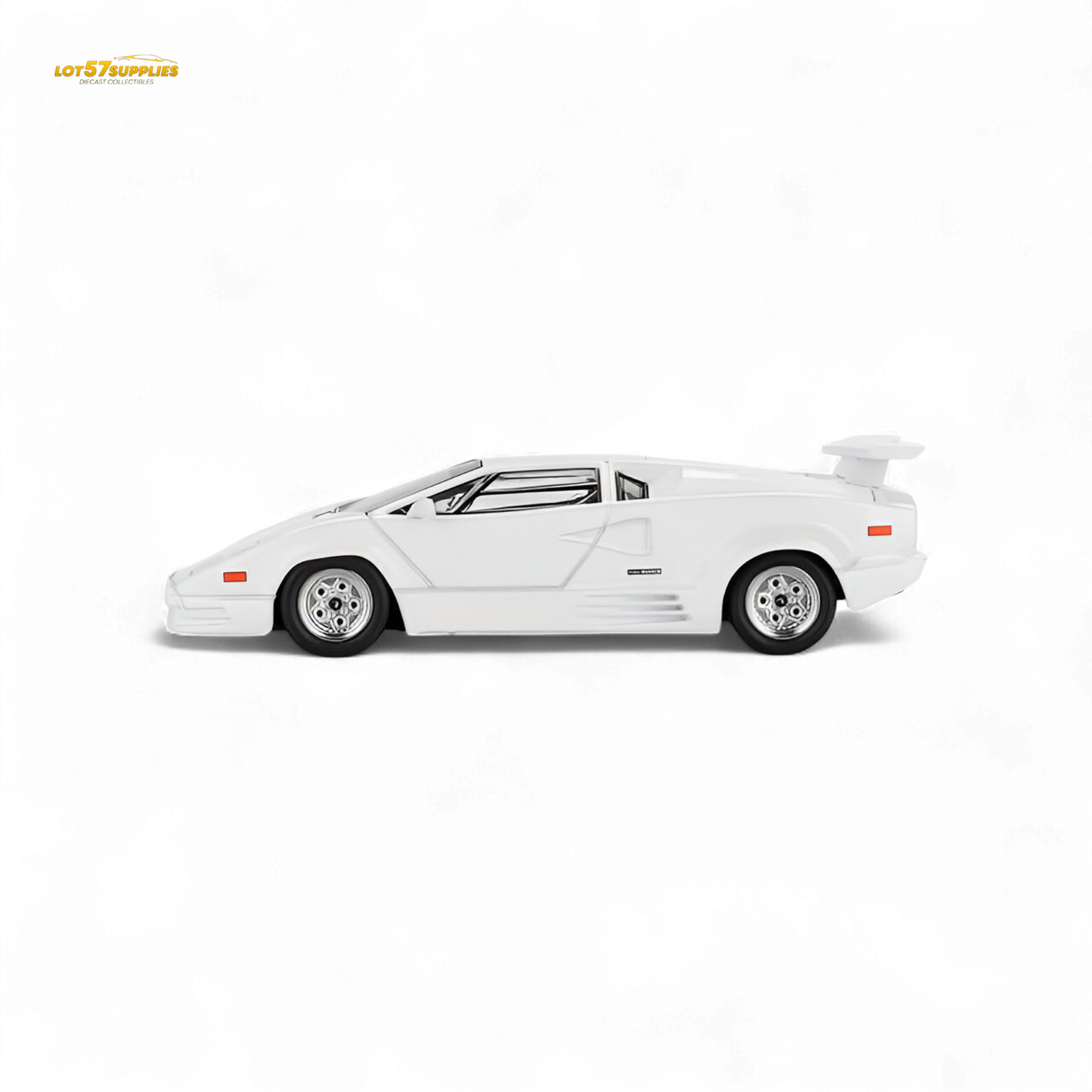 Mini-GT Lamborghini Countach 25th Anniversary White 1:64