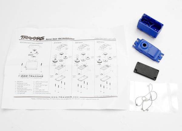 Traxxas 2074  Servo case/gaskets (for 2056 and 2075 waterproof servos)
