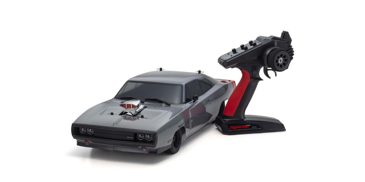 KYOSHO 1/10 Scale Radio Controlled Electric Powered 4WD FAZER Mk2 FZ02L VE Series Readyset 1970 Dodge Charger Supercharged VE Gray 34492T1C