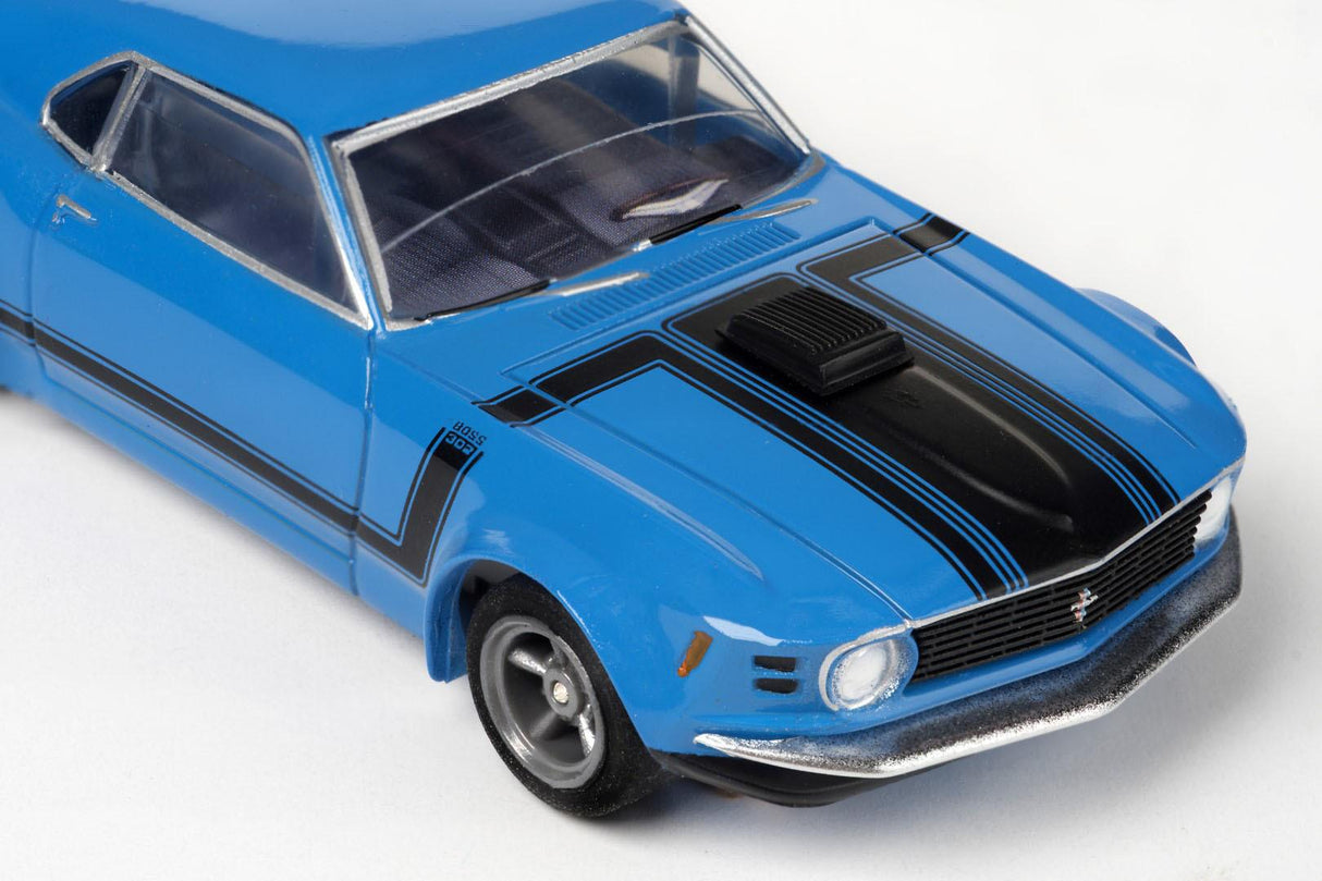 AFX 22026 Ford Mustang Boss 302 Blue MegeG+ Mega G+ Ho slot car AFX22026