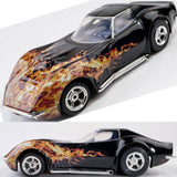 AFX 22051 1968 Chevy Corvette L88 427 Black Flame Mega G+ HO Slot Car AFX22051