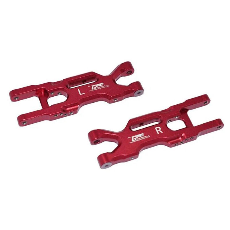 GPM LM056-R Aluminum Rear Lower Arms Red : Losi 1/18 Mini-T 2.0