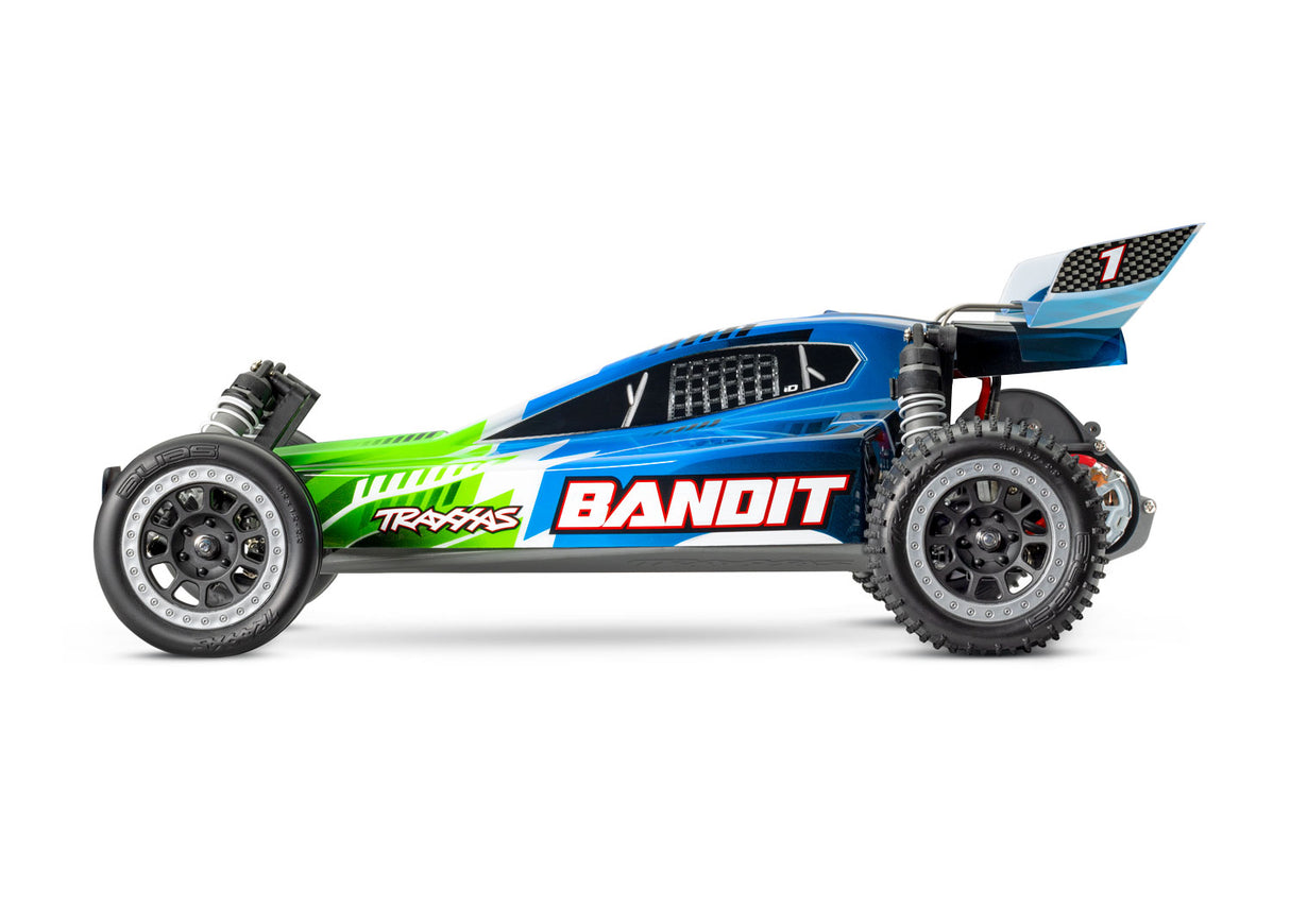 Traxxas 24054-8 Green Bandit 1/10 Scale Off-Road Buggy with TQ 2.4GHz radio system
