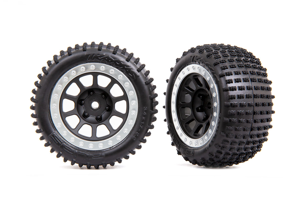 TRAXXAS 2470G T&W STN CHRM 2.2/ALIAS REAR TIRE