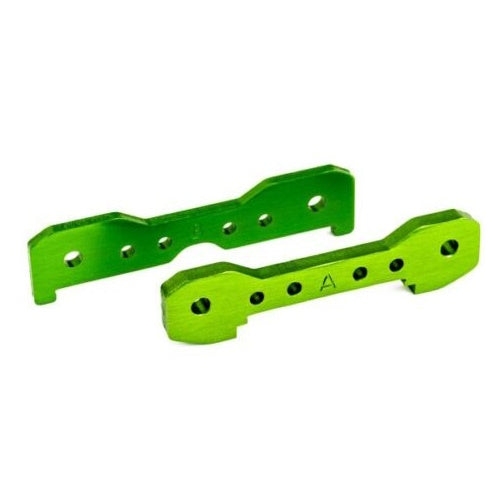 Traxxas 9527G Front Tie bars 6061-T6 Alum (green-anodized) 1/8 Sledge